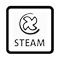 simbolo steam vapore