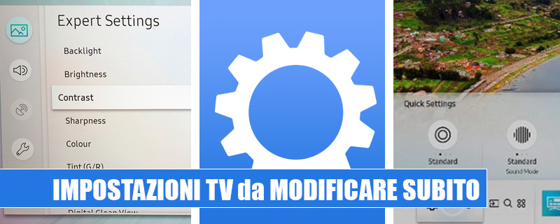 Impostazioni da modificare TV