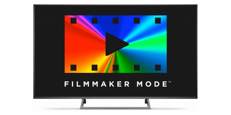 Modalità filmaker per disattivare i filtri del TV