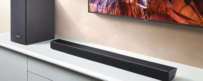 Soundbar con diffusore subwoofer