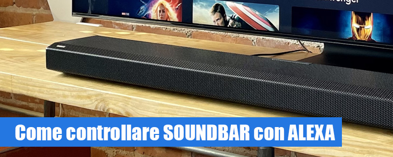 Connettere e controllare la Soundbar con Alexa