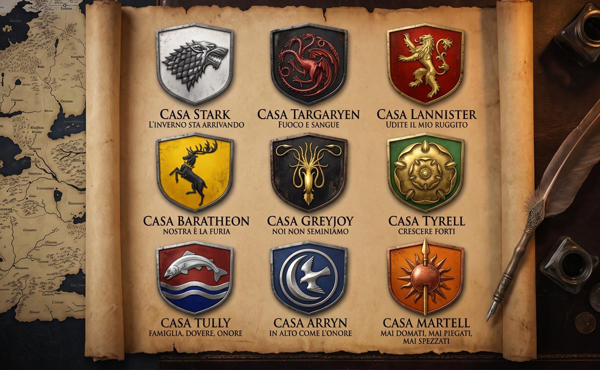 Stemmi delle casate di Westeros