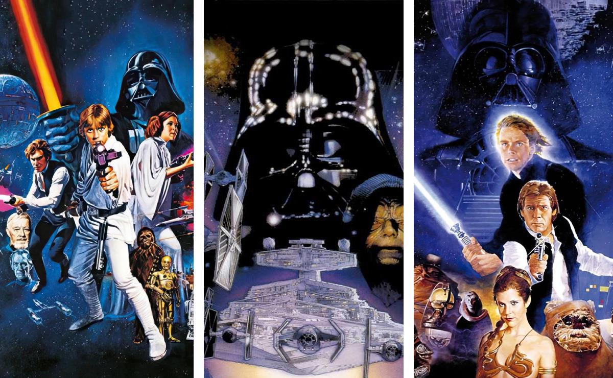 Poster prima trilogia di Star Wars