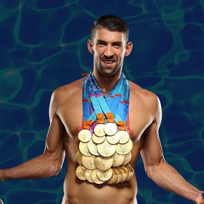 23 medaglie olimpiche di Michael Phelps