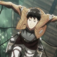 Bertholdt Hoover, il portatore del Titano Colossale in Attack on Titan, il guerriero di Marley che ha distrutto il Muro Maria nell'episodio pilota
