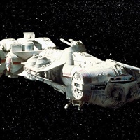 Tantive IV, la corvetta corelliana CR90 della principessa Leia nella scena iniziale di Star Wars