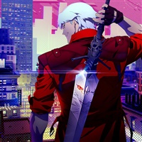 Dante, il cacciatore di demoni protagonista della serie animata Devil May Cry di Netflix (2025) tratta dai videogiochi Capcom